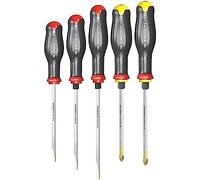 Facom Protwist Shock 5 Piece Slotted and Phillips Screwdriver Set