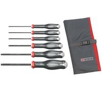 Facom ATWSH.JT6 6 Piece Ball End Hexagon Allen Key Screwdriver Set 2-6mm