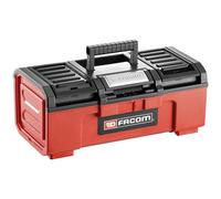 Facom Tool Box Polycarbonate 8 Removable Trays Black/Red
