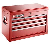 Facom BT.C6TA Metal 6 Drawer Chest with Tools, Red