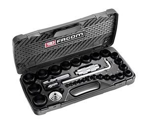 FACOM - Die Cutter Set for 26-piece Joints - 245.J2A - Production of Circular Joints - Composition for Cutting Joints up to 50 mm - Die-Cutter and Compass - Several Dimensions