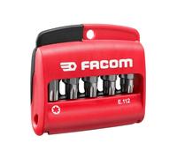 Best Price Square BIT, Set of 10 BITS + BIT Holder E.112PB by FACOM