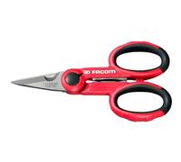 Facom 841A.4 143mm Electricians Scissors with Wire Cutter Heavy Duty