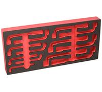 FACOM - Empty Foam Module for 6-Point Angled Pipe Wrenches - PM.MOD75 - for a 13-Piece Set - Storage Tool Tray - Shock Proof - Immediate Visualization - Hand Tools