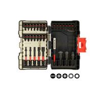 FACOM Set of 24 1/4 Inch Impact Bits and Accessories - 30 Screwing Parts - EN.1J30PB