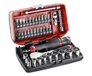 Facom FAC31215 HP Ratchet Set+1/4 6-Sided Sockets R.181NANOPB