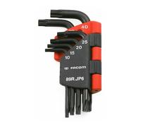 Facom FCM89RJP6 89R.JP6 10 - 40mm Hex Key Set with Long Resistorx (6 Pieces)