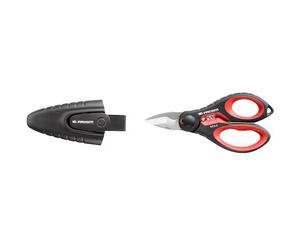 Facom Heavy Duty Electricians Scissors, 160mm in Holder - 841A.3PB 841A.3