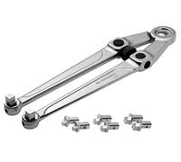 FACOM Hook Wrench for Slotted Nuts, Length 245 mm, Clamping Range 20-100 mm, 1 Piece, 118 A