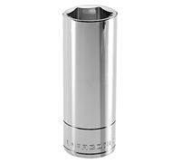 FACOM J.13HLA Series J.HLA 3/8" Long-Reach Metric 6-Point Socket, 17 mm Diameter, 55 mm Length