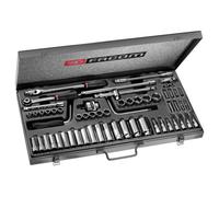 Facom J.451EP 3/8" Drive Metric/AF 58 Piece Long and Short Reach Socket Set