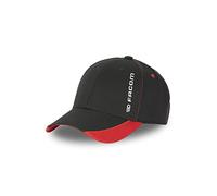 Facom Men's DIY Adjustable Work Cap, Black, Red, White, Size XL, REA, One Size