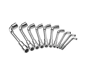 FACOM - Metric and Inch Pipe Wrench Set - 75.JN10 - Models 8, 10, 11, 12, 13, 14, 16, 17, 18 and 19mm - Robust and Durable Material - Boxed Presentation