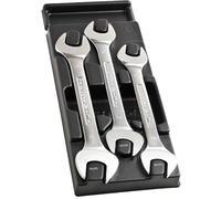 Facom MOD.44-2 3 Piece Double Open Ended Spanner Set In Module Tray