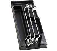 Facom MOD.55-2 3 Piece Offset Ring Spanner Set in Module Tray