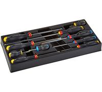Facom MOD.AT5 10 Piece Protwist Phillips and Pozi Screwdriver Module Set