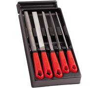 Facom MOD.LIM Second Cut Flat File Module with Plastic Handles, 200mm, 5 Pieces