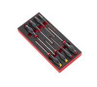 Facom MODM.AT1 8 Piece Protwist Slotted and Phillips Screwdriver Set - Foam Tray