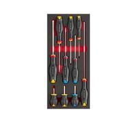 Facom MODM.AT5 10 Piece Protwist Phillips & Pozi Screwdriver Foam Module Set