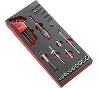 FACOM MODM.R161-36 Foam Module, 6-Point Metric Sockets, Multi-Color, 1/4