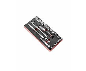 FACOM MODM.SL161-36 SL.161 1/2" Metric 6-Point Socket Foam Module