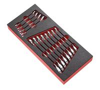 FACOM - Module of 12 Inches Mixed Flat Wrenches - MODM.467JU12 - Foam Tray - Robust and Durable Material - Hand Tools for Professionals and Individuals