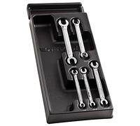 FACOM Module with 5 Open Ring spanners, 7-19 mm, 1 Piece, MOD.43