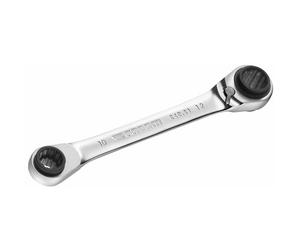 FACOM - Multi-Aperture Straight Polygonal Ratchet Wrench - 64C.S1 - Silver