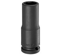 FACOM NS.17LA NS.La 1/2" Drive Long-Reach Metric 6-Point Impact Socket, 17 mm Size