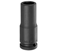 FACOM NS.22LA NS.La 1/2" Drive Long-Reach Metric 6-Point Impact Socket, 22 mm Size