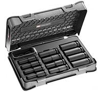 Facom nsdl. 405 A "Tool Material Long Impact Sockets, 10-24 mm, Black, 1/2