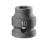 Facom Nss.10A 6-Point Stubby Impact Socket 1/2In Drive 10mm Fcmnss10A
