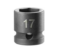 Facom NSS.17A 6-Point Stubby Impact Socket 1/2In Drive 17Mm