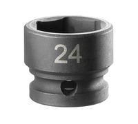 Facom 6-Point Stubby Impact Socket 1/2in Drive 24mm