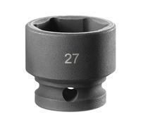 Facom NSS.27A 6-Point Stubby Impact Socket 1/2In Drive 27Mm