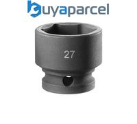 Facom NSS.27A 6-Point Stubby Impact Socket 1/2in Drive 27mm FCMNSS27A