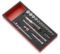 FACOM PM.MODJ161-3 Foam Tray, Black/Red