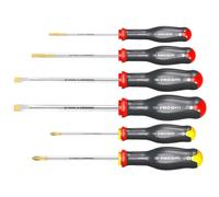 Facom Protwist 6 Piece Slotted and Phillips Screwdriver Set
