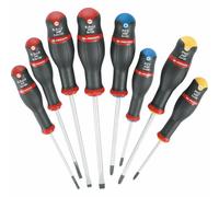 Facom ProTwist 8 Piece Slotted, Phillips® & Pozidriv® Screwdriver Set AN.J8PB