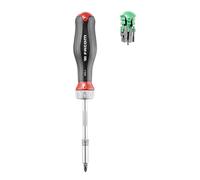 FACOM Protwist ATCL.1PB Ratchet Screwdriver with 15 Bits - Ergonomic Dual-Material Handle - High Quality 45-Tooth Ratchet