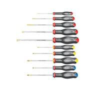 Facom Protwist Screwdriver Set 10 Piece Slotted Phillips & Pozidriv FCMATWJ10PB