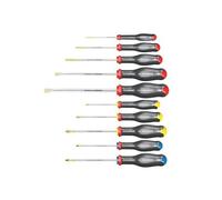 Facom Protwist Screwdriver Set 10 Piece Slotted Phillips & Pozidriv FCMATWJ10PB