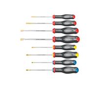Facom Protwist Screwdriver Set 8 Piece Slotted Phillips & Pozidriv FCMATJ8PB