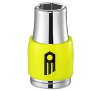 FACOM R.13Fluo Series R.Fluo 1/4 Inch Drive Metric 6-Point Sockets, 13 mm Size, 17.7 mm Diameter, 22 mm Length