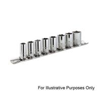Facom R.40E 1/4" Drive 13 Piece Metric 6 Point Socket Set 1/4"