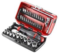 FACOM RL.Nano-U1 RL.161 1/4" Inch Nano Socket Set, 6 Point, 38 Pieces