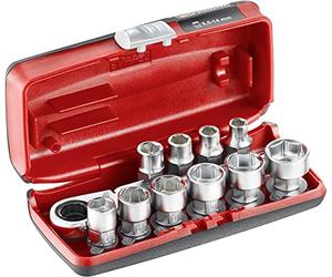 Facom RXPICO 1/4 Inch Hexagonal Socket Spanner Set 11 Pieces