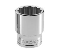 Facom S.24 Bi-Hex Socket, 1/2" Square Drive, 24mm