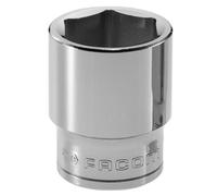 Facom S.H. Series 1/2" Drive 6 Point OGV Metric Sockets - Standard Length