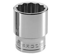Facom SC.S Socket 0.5-Inch 12-Sided 16 mm Rouge et Noir